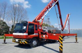 [ ID 1555573197 ] 1998 Isuzu Giga Concrete Pump IHI 36m 110,000km with radio control