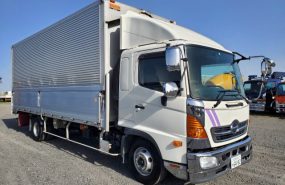 [ ID 1681439821 ] Hino Ranger aluminum wing car semi-wide mileage 410,000 km