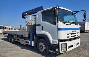 [ ID 1698224735 ] H23 Isuzu Forward Crane Truck Tadano 3-stage RC Controlled 140,000 Mileage!