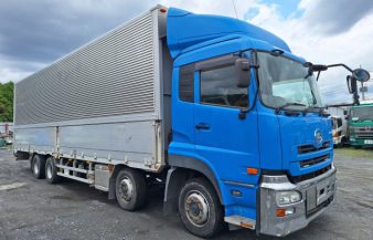 [ID 1715236415] 2014 UD Trucks Quon 4-axle low floor aluminum wing 460,000 km!